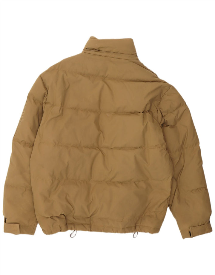 Giacca imbottita ampia da uomo Esprit UK 36 piccola in nylon beige