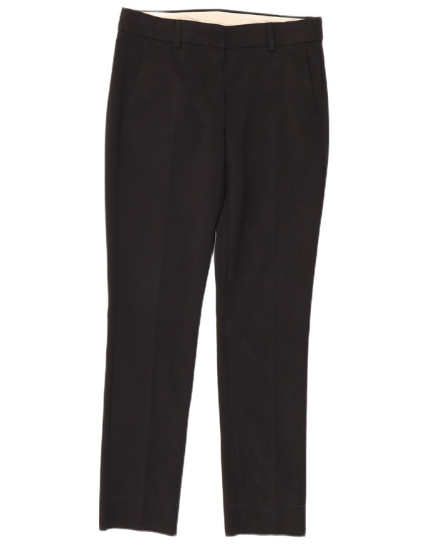 Pantaloni chino slim da donna Sportmax UK 14 medi W28 L28 cotone nero