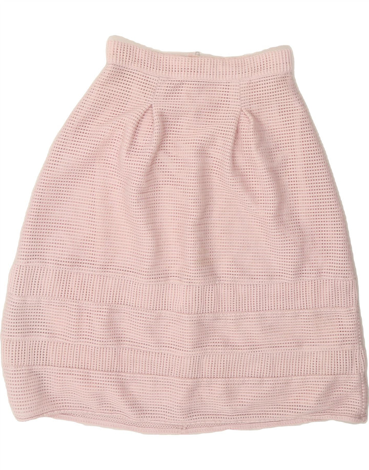 WAREHOUSE Womens A-Line Skirt UK 10 Small W26  Pink Polyester Vintage Warehouse and Second-Hand Warehouse from Messina Hembry 