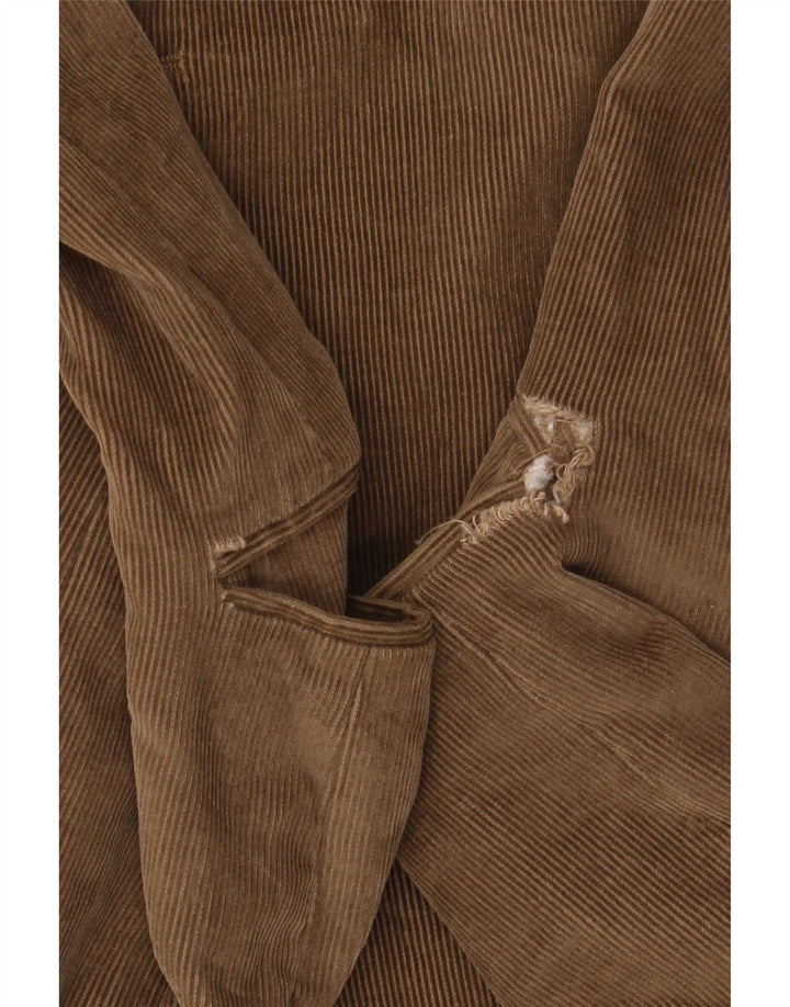 Giacca blazer in velluto a coste a 3 bottoni Marks & Spencer da uomo UK 42 grande marrone
