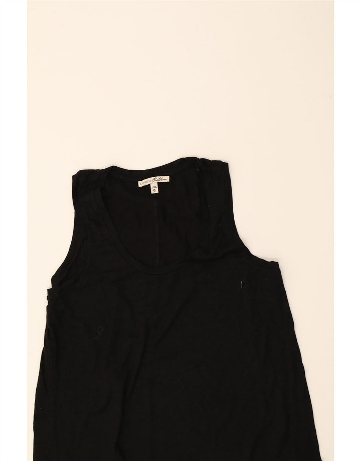 EXPRESS Womens Vest Top UK 14 Medium Black Modal Vintage Express and Second-Hand Express from Messina Hembry 