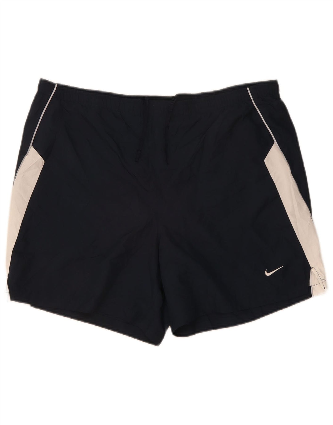 Pantaloncini sportivi Nike da uomo Dri Fit, poliestere color block medio blu navy