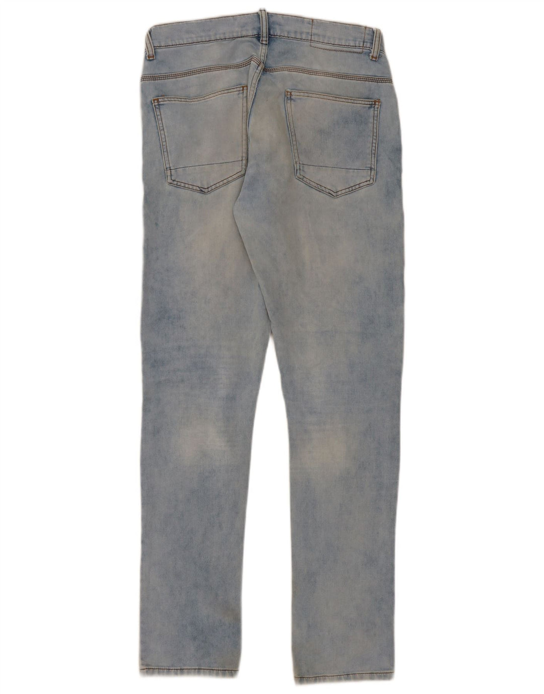 Jeans slim da uomo Zara EU 40 medio W34 L34 cotone blu