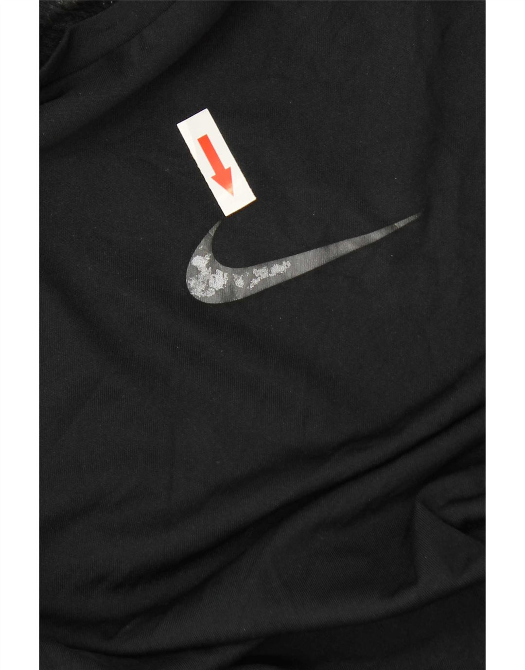 T-shirt Nike Dri Fit da uomo, grande, in poliestere nero