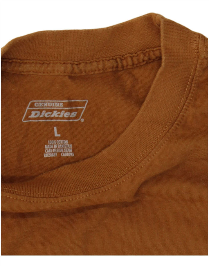 Dickies T-shirt da uomo Top grande in cotone marrone