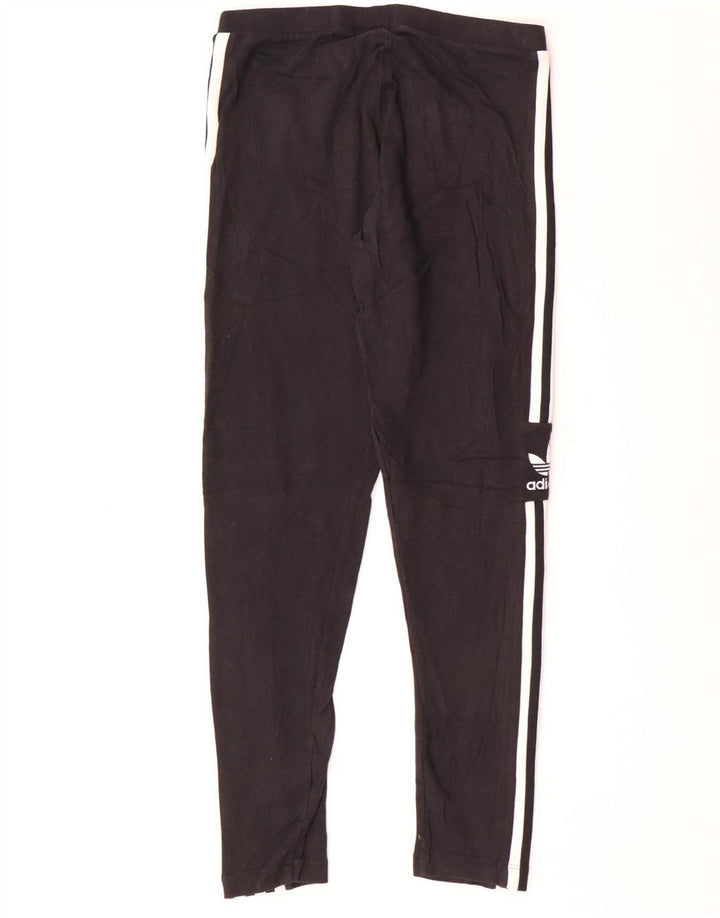 Leggings Adidas da donna UK 12 medio nero cotone