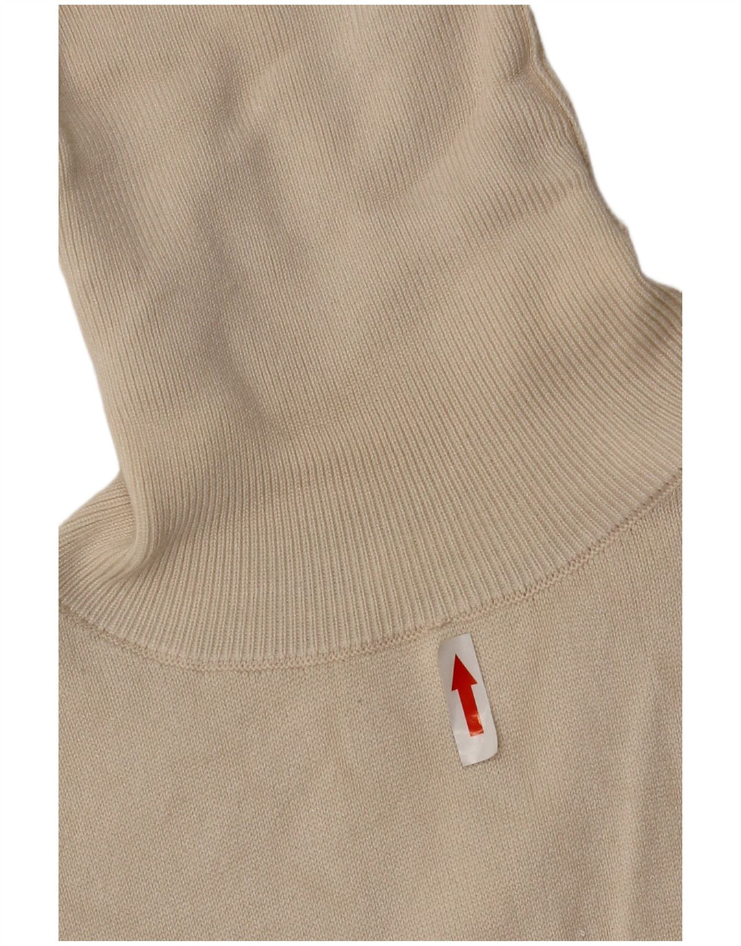 Maglione corto da donna Zara con collo alto UK 8 piccolo in viscosa bianca