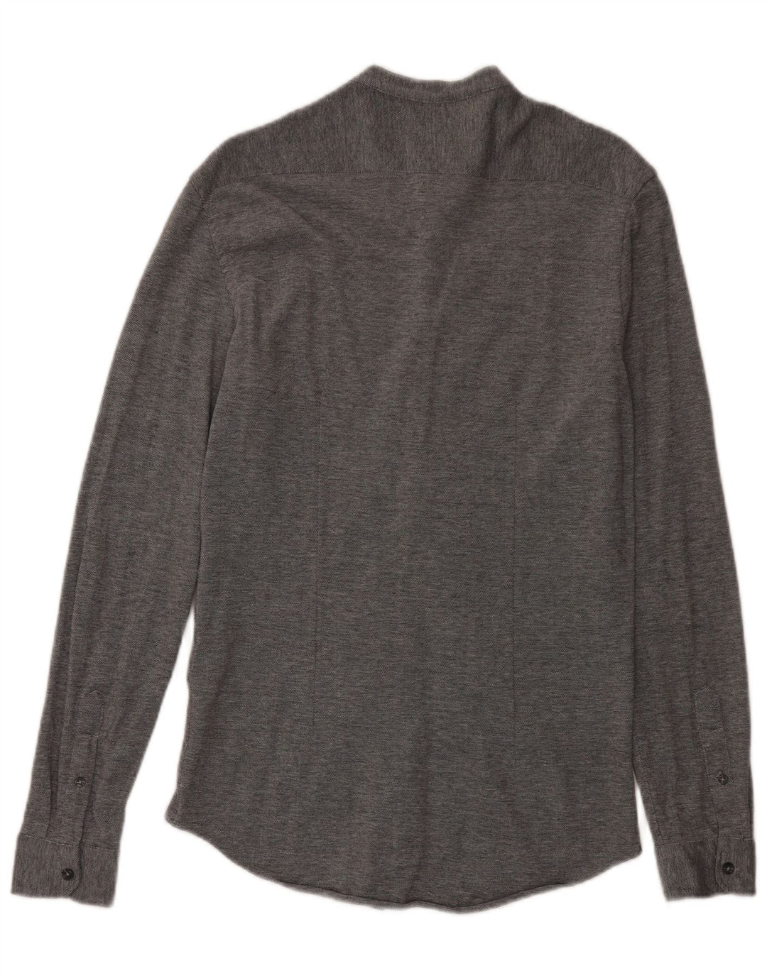 Camicia Zara da uomo slim fit in cotone grigio medio