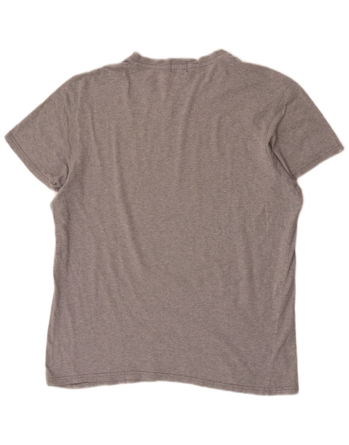 T-shirt da uomo Levi's Top Large in cotone grigio