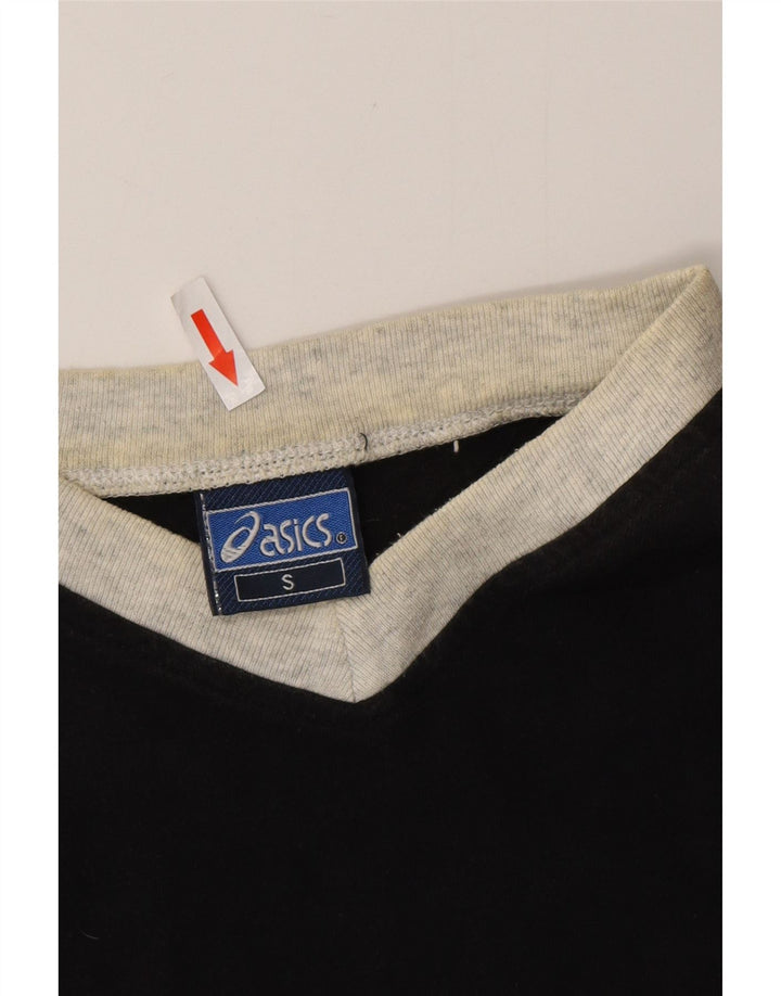 T-shirt ASICS da uomo Top Small in cotone nero