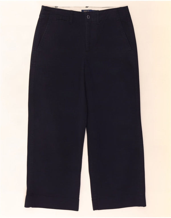 Pantaloni corti da donna Polo Ralph Lauren US 0 XS W25 L23 Blu navy