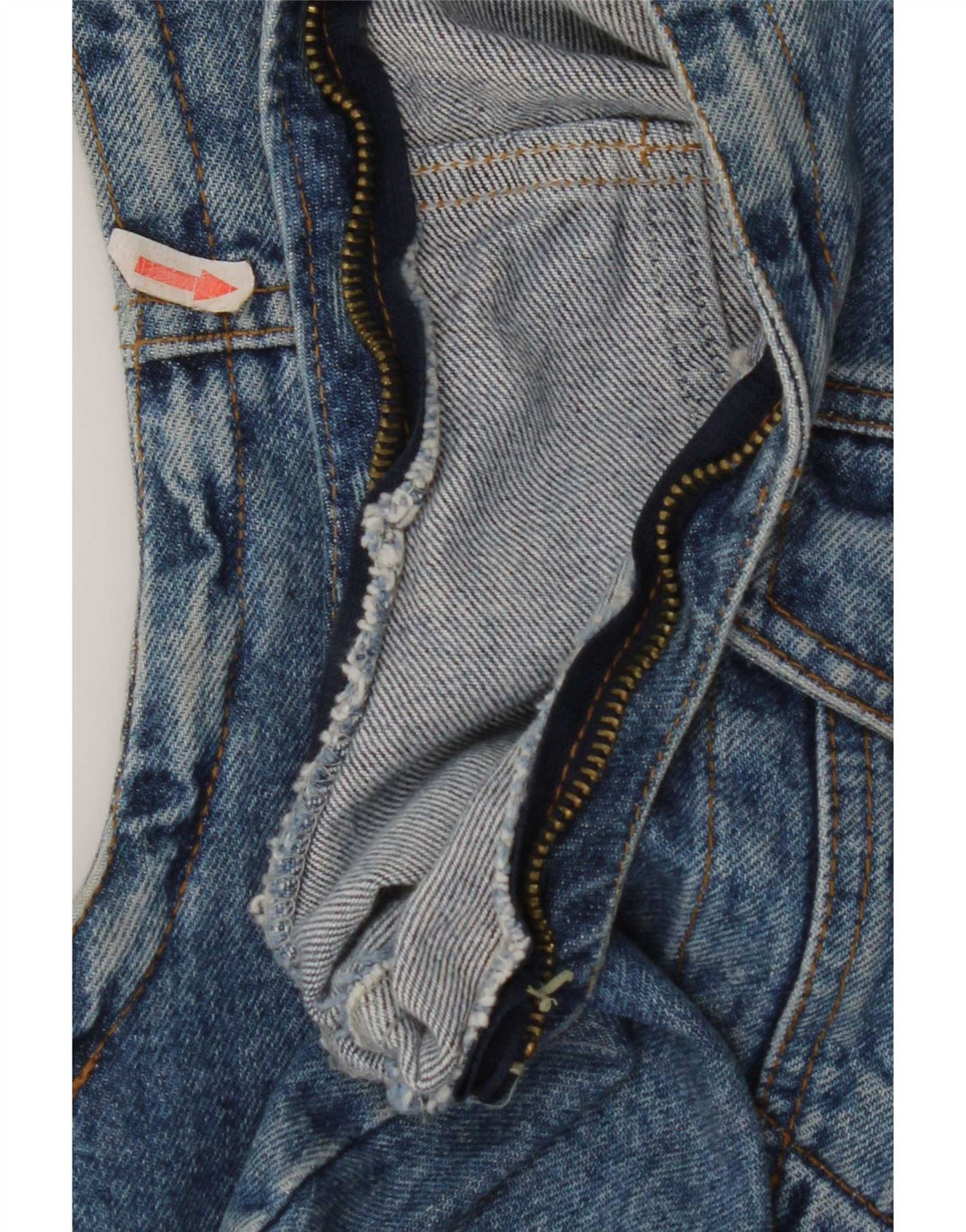 Casucci Gilet corto in denim oversize da donna IT 34 2XS Cotone blu