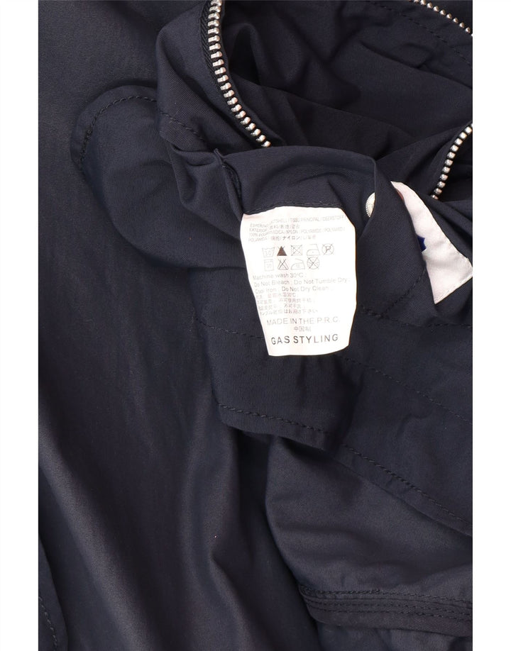 Bomber da uomo Gas UK 40 Large Blu Navy in poliammide
