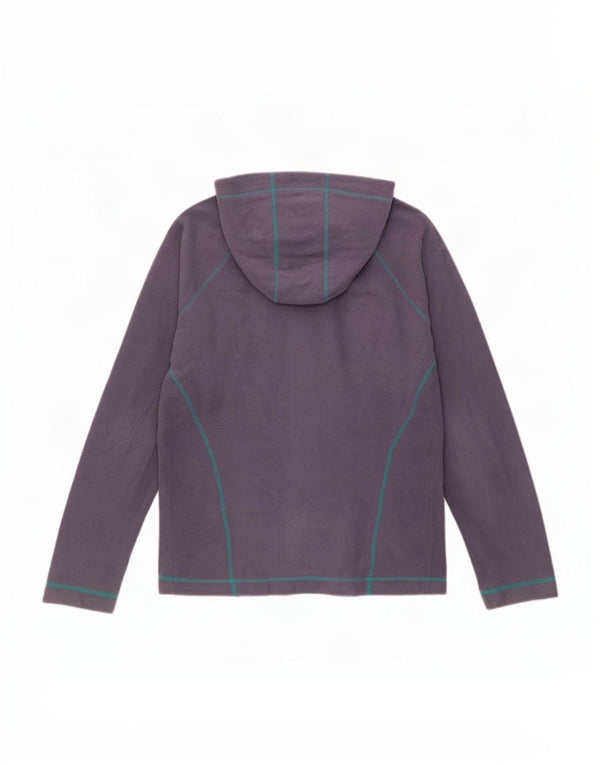 Giacca in pile con cappuccio da donna The North Face UK 14 Poliestere viola medio