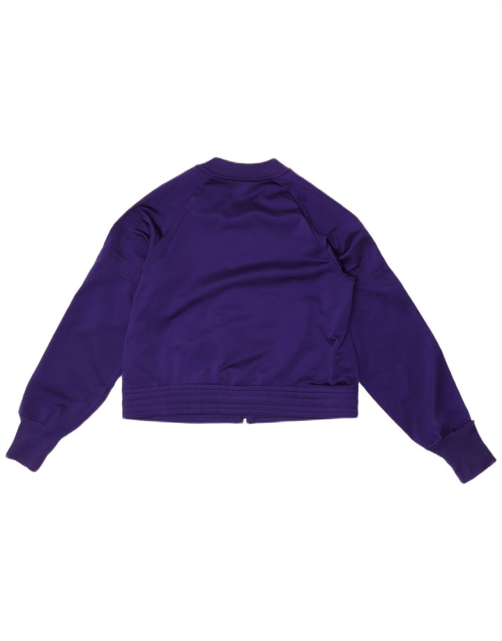 Giacca da ginnastica corta da donna Adidas IT 44 poliestere viola medio