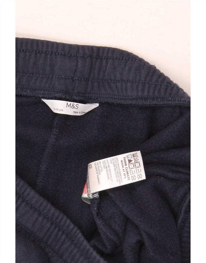 Pantaloni da tuta da ragazzo Marks & Spencer Joggers 13-14 anni Blu navy