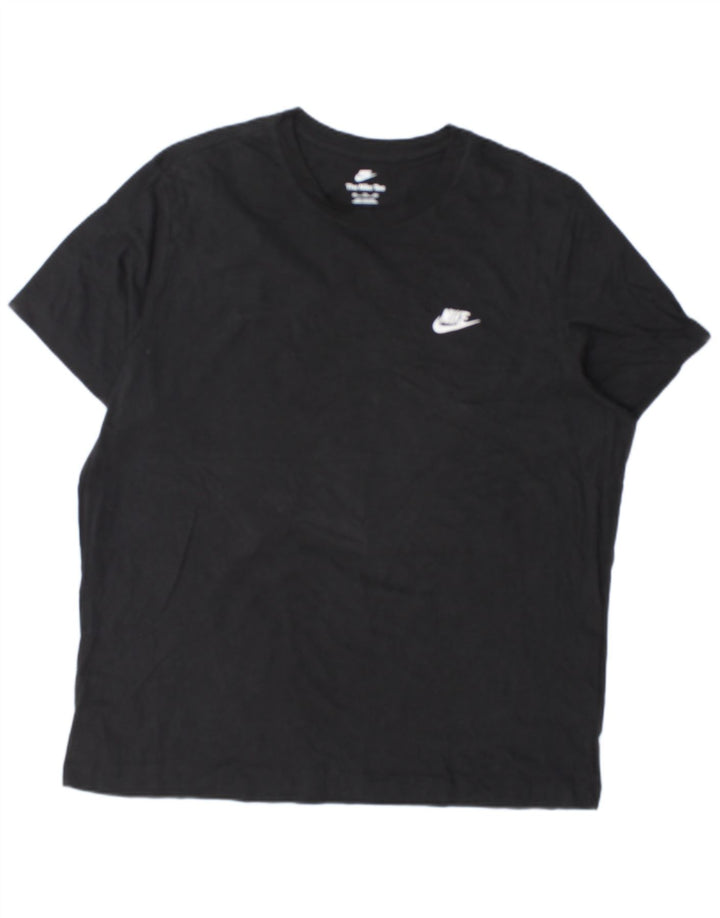 T-shirt da uomo NIKE Top 2XL cotone nero