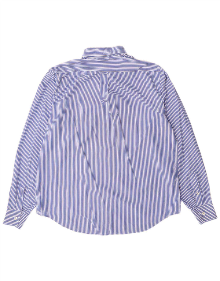 Camicia da uomo Marina Yachting taglia 43 grande gessato blu