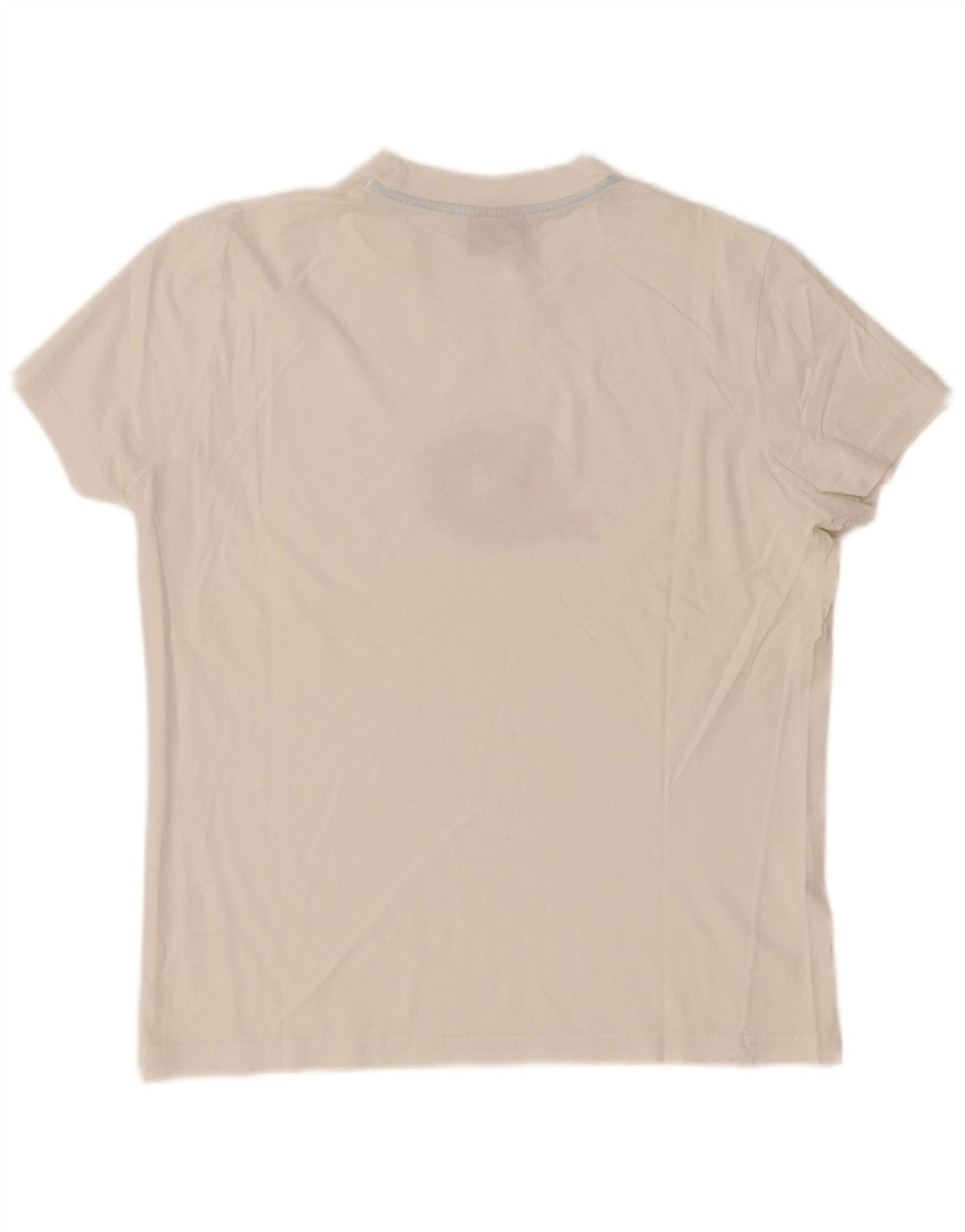 Maglietta grafica da donna Lee Top UK 16 grande cotone bianco