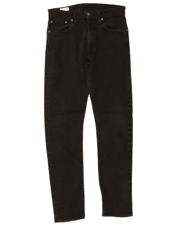 Levi's Uomo 512 Jeans slim affusolati W31 L32 Cotone Nero