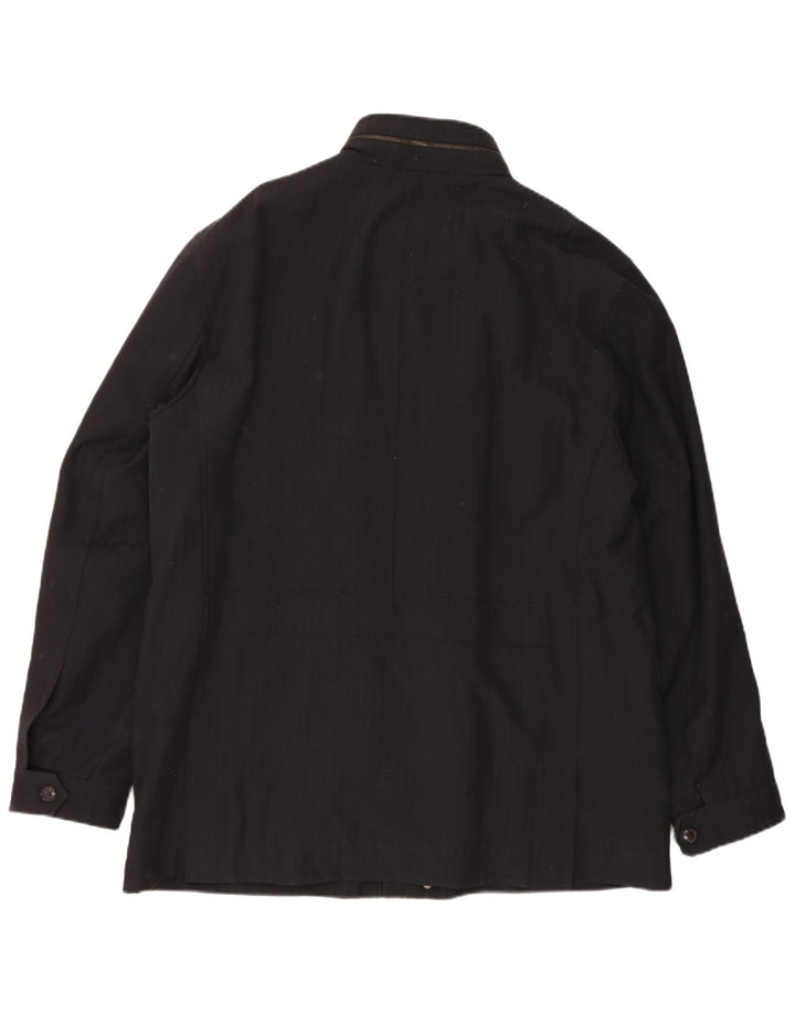 Giacca a vento da uomo Hugo Boss IT 56 3XL Lana vergine nera