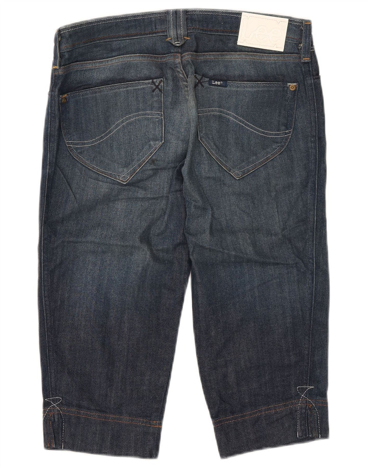 Jeans Lee Crystal Capri da donna W30 L16 cotone blu navy