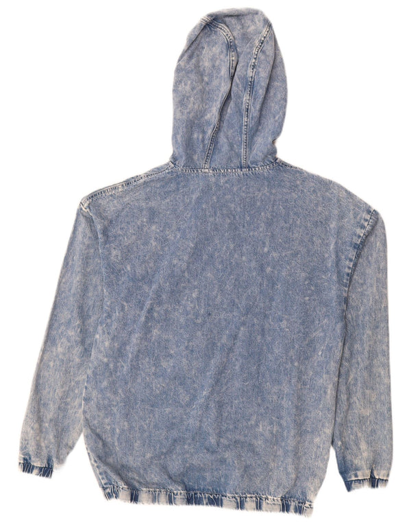 Giacca in denim con pullover grafico per ragazzi DKNY 15-16 anni in cotone blu medio