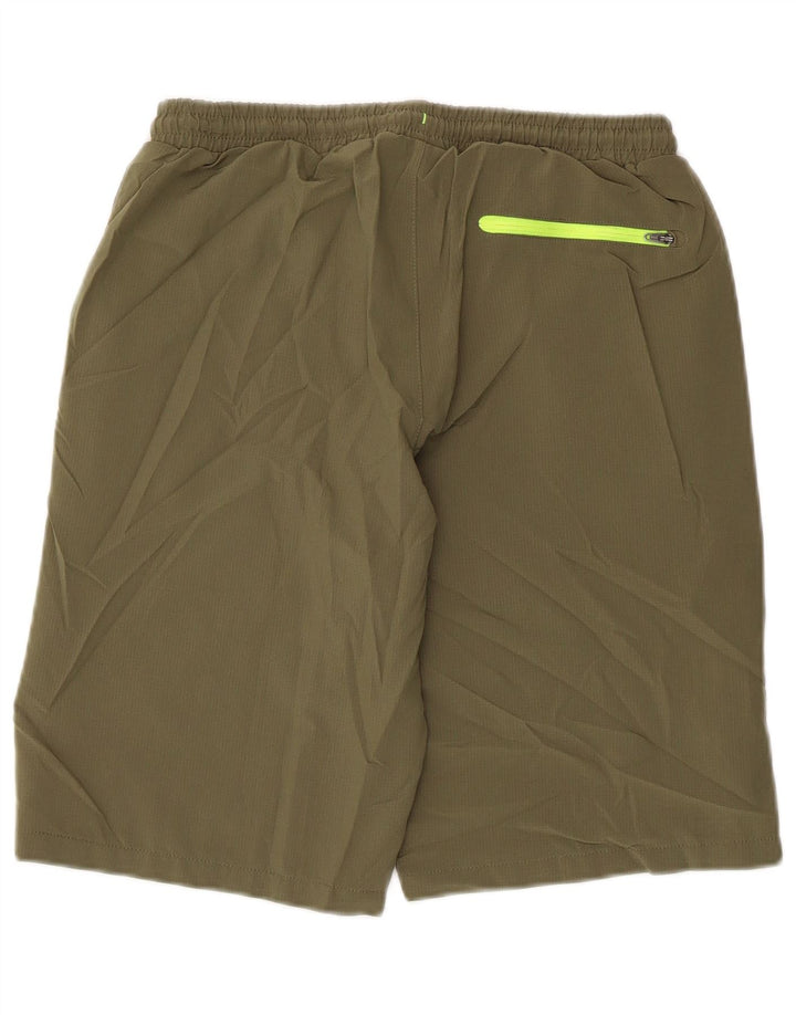 Pantaloncini sportivi da ragazzo Eddie Bauer 15-16 anni XL poliestere kaki