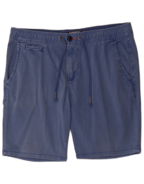 Pantaloncini chino da uomo Superdry XL W38 in cotone blu