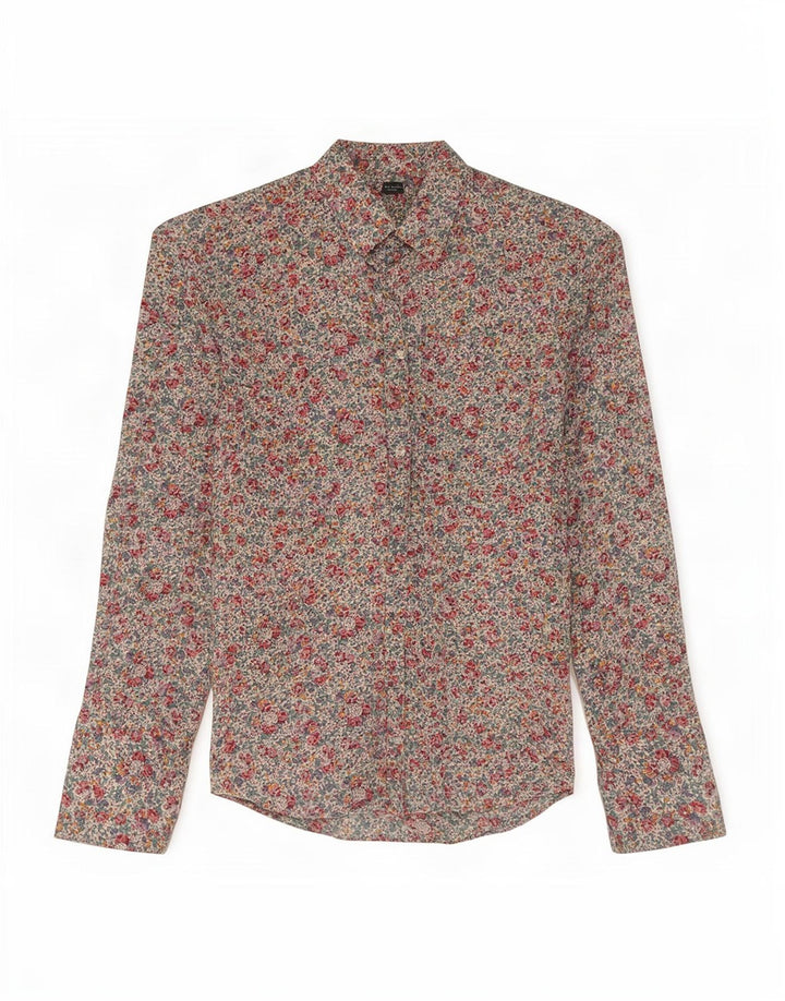 Camicia formale da uomo Paul Smith taglia 42 16 1/2 grande floreale multicolore