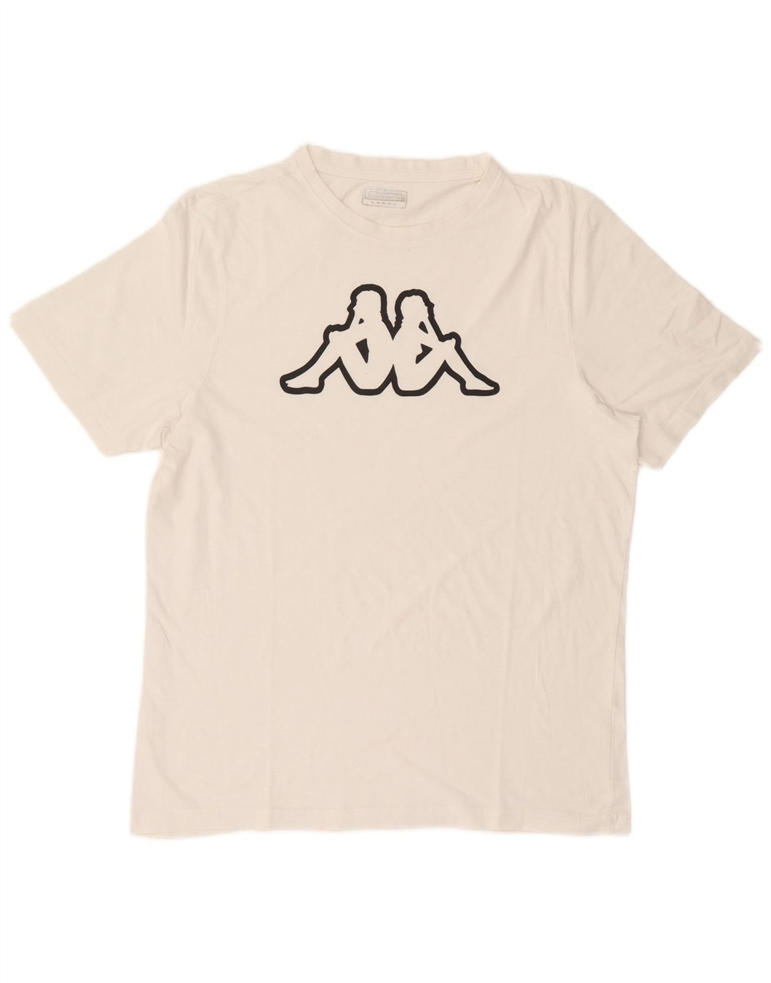 T-shirt grafica da uomo Kappa grande bianca