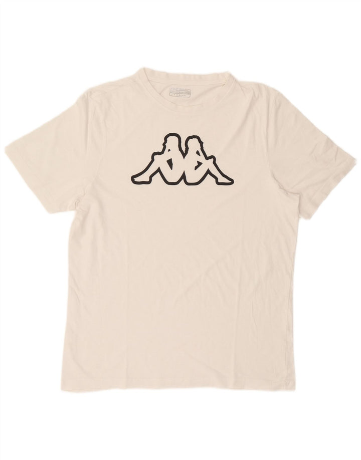 T-shirt grafica da uomo Kappa grande bianca