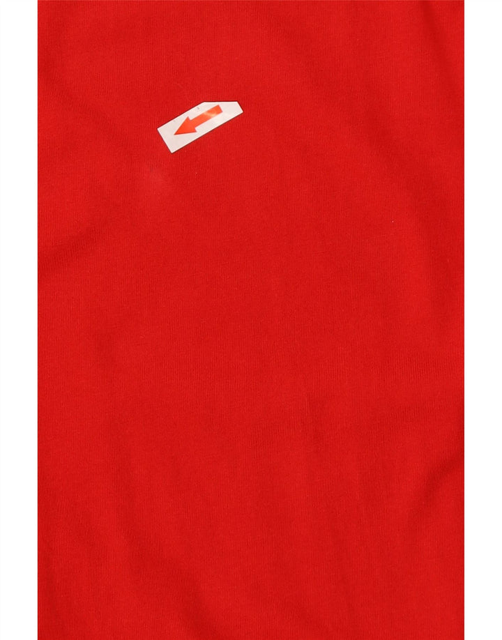 T-shirt da uomo Tommy Hilfiger Top rosso medio in cotone