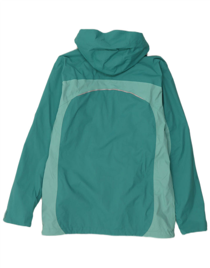 JACK WOLFSKIN Giacca a vento da bambino 13-14 anni Colorblock turchese