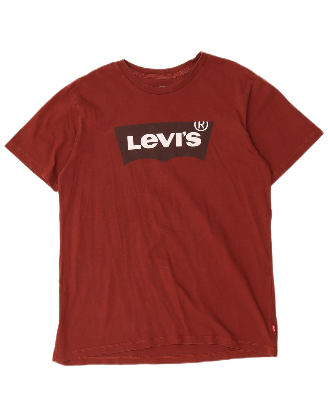 T-shirt grafica da uomo Levi's Top in cotone bordeaux medio