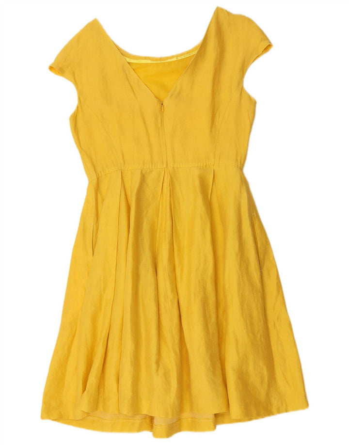 Abito a trapezio da weekend da donna Max Mara UK 14 giallo medio
