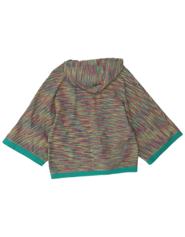 Maglione con cappuccio e zip grafica da donna Billabong UK 12 medio multicolore