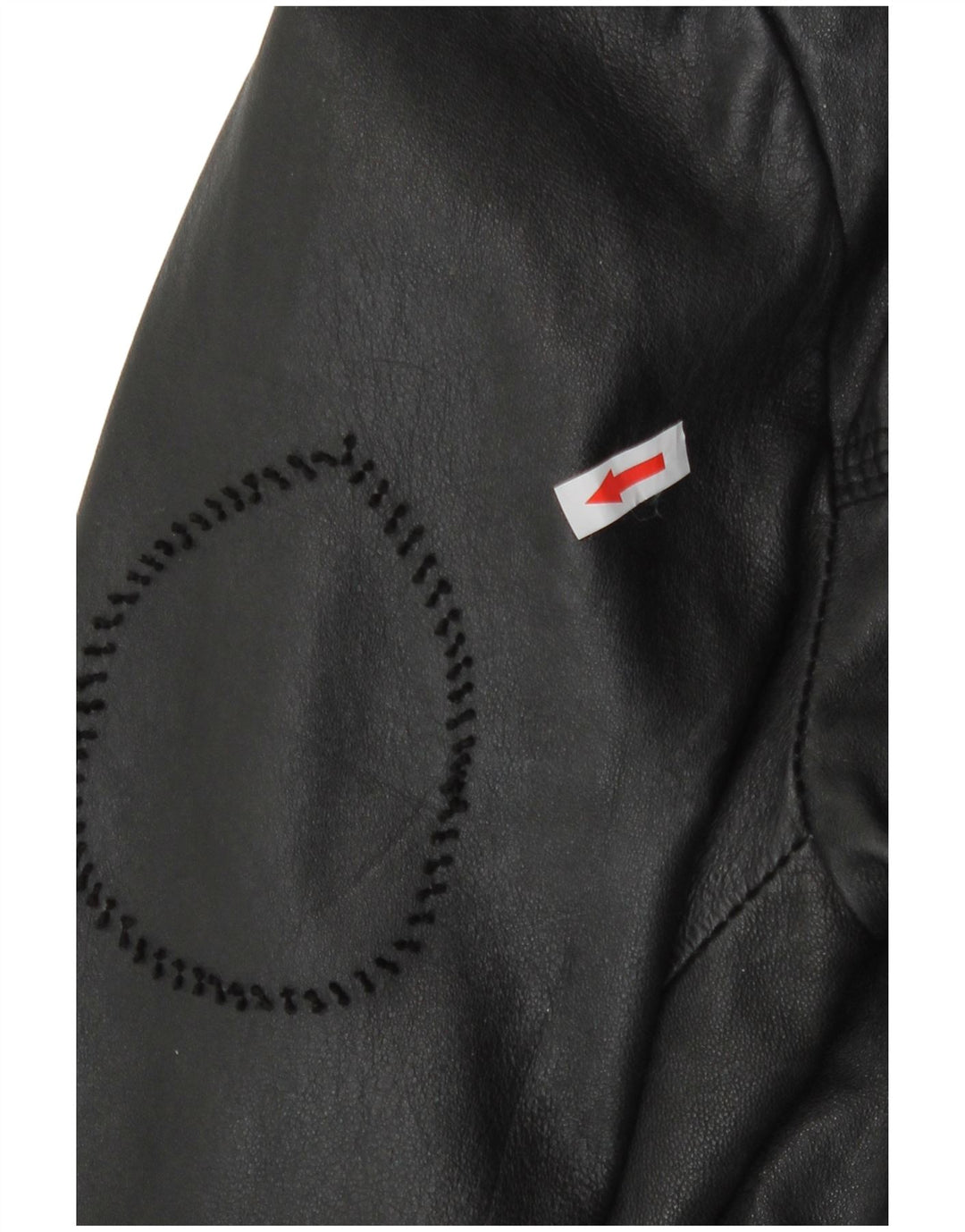 Giacca in pelle militare da uomo Superdry UK 38 in pelle nera media