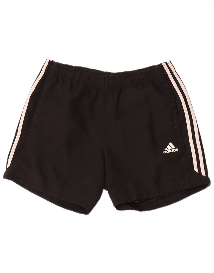 Pantaloncini sportivi Adidas Climalite da uomo medio poliestere nero