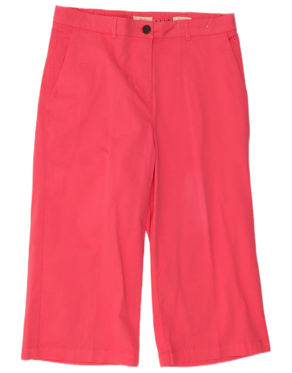 Pantaloni Capri da donna Joules UK 16 Large W36 L20 Cotone rosa