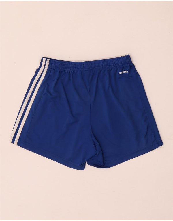 Pantaloncini sportivi Adidas Aeroready da donna UK 8/10 Small Blu Poliestere