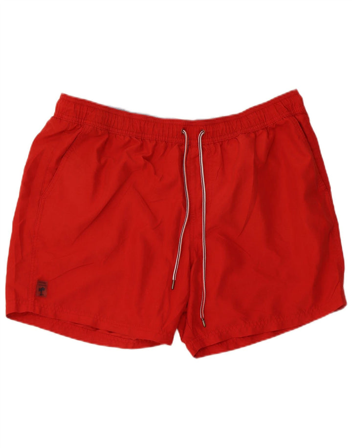 Pantaloncini da bagno da uomo Marks & Spencer XL rosso poliestere