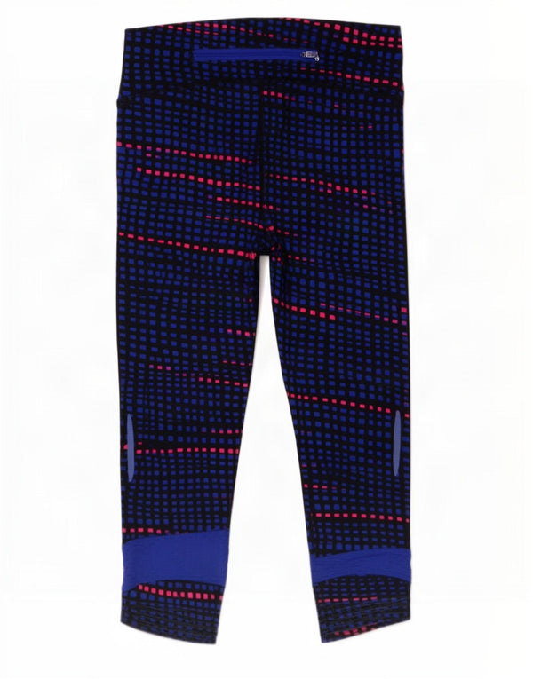 Leggings Capri da donna Under Armour UK 12 a righe blu medio