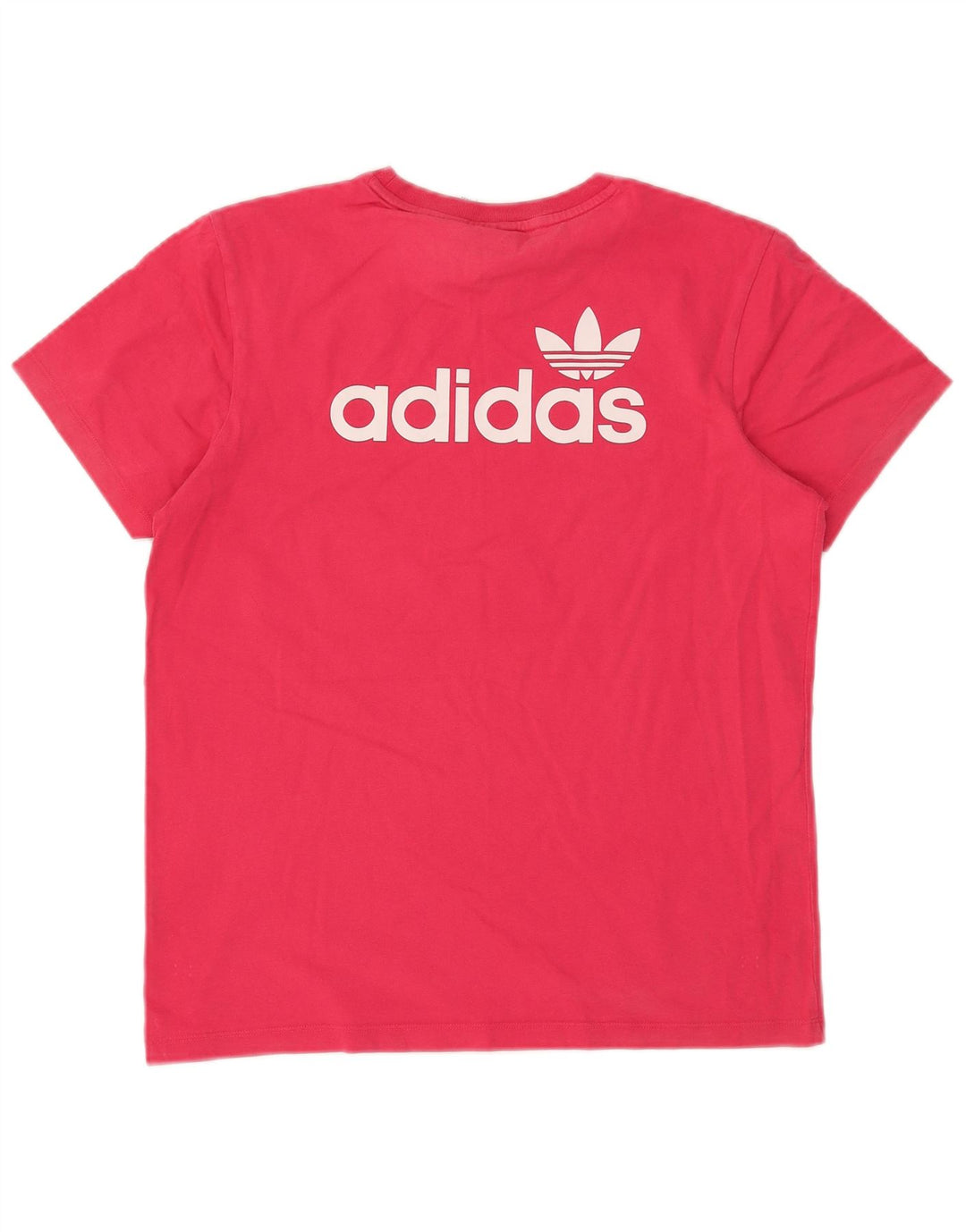 T-shirt grafica oversize da donna ADIDAS UK 6 XS Rosa