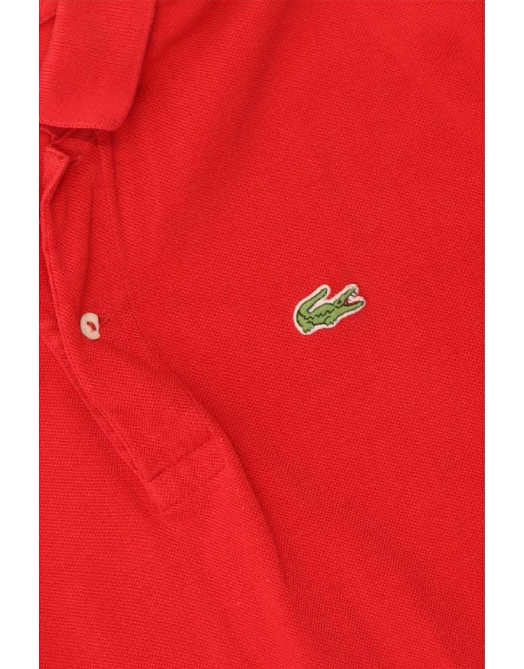 Polo da uomo Lacoste taglia 7 2XL cotone rosso