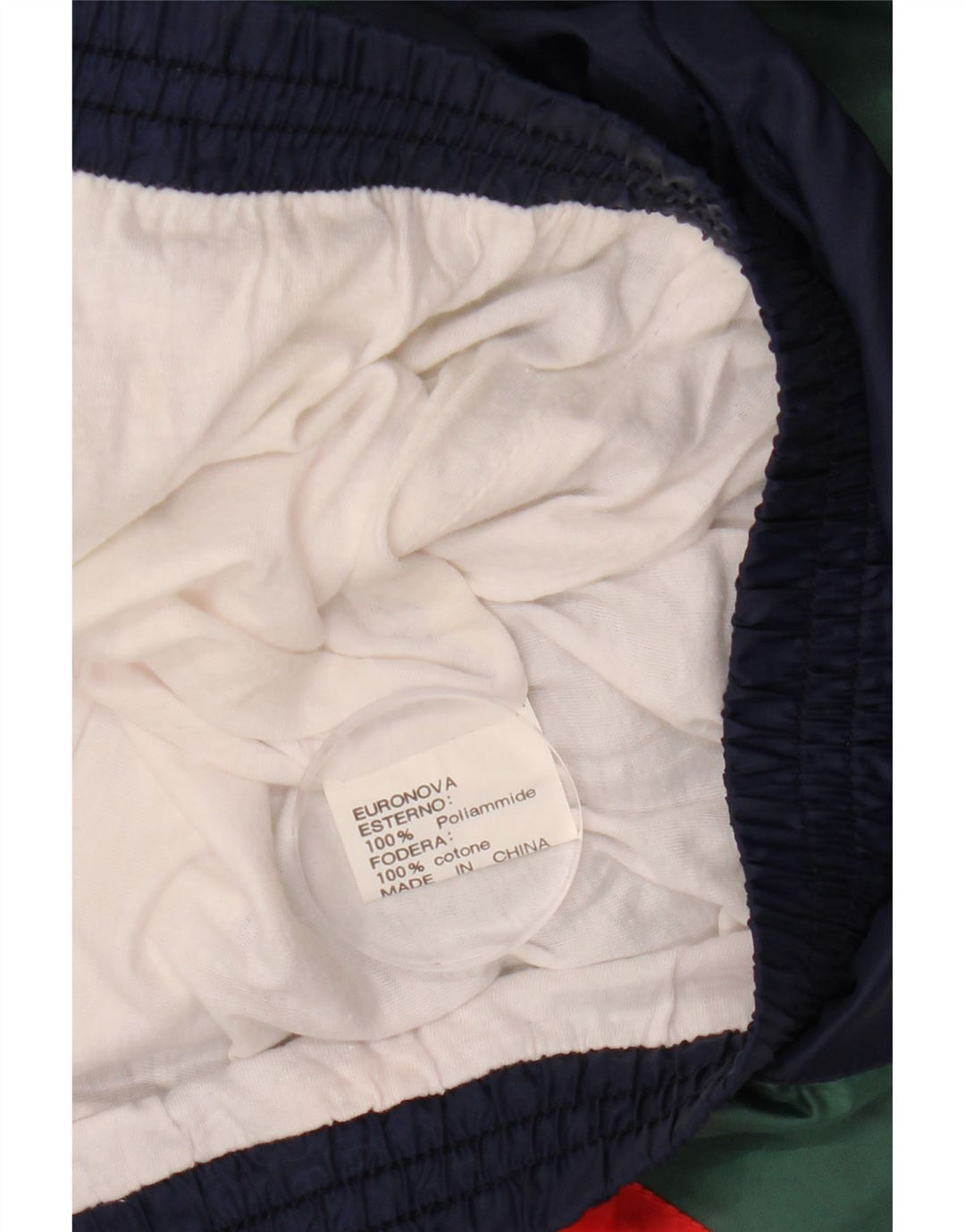 Giacca da tuta da uomo VINTAGE grande multicolore color block