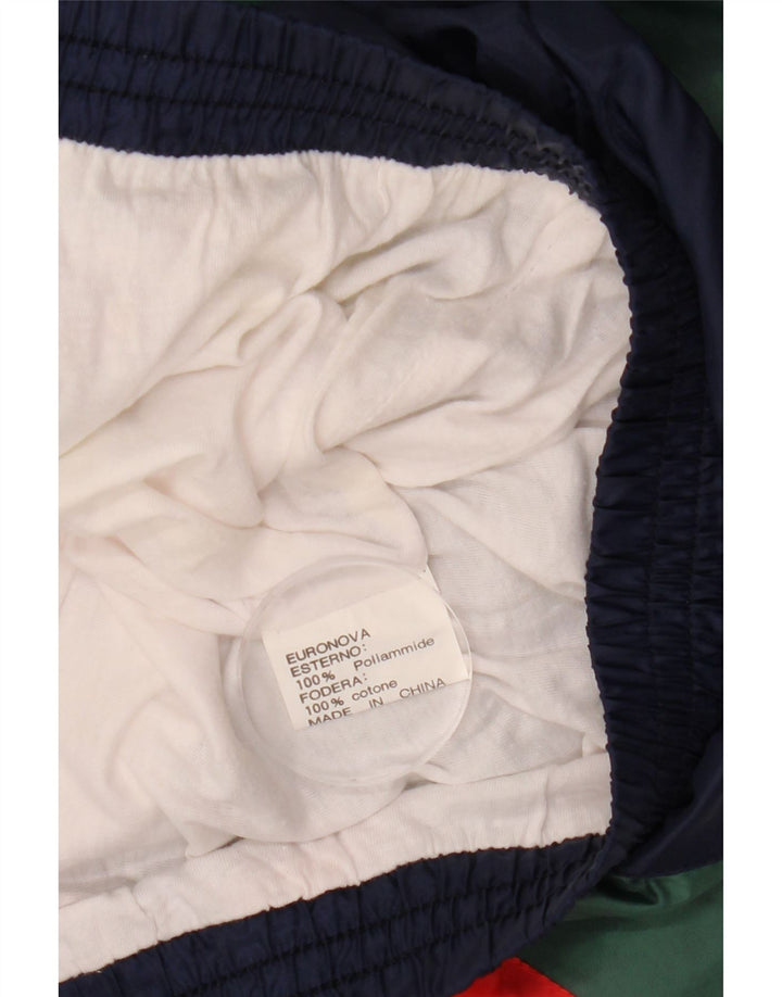 Giacca da tuta da uomo VINTAGE grande multicolore color block