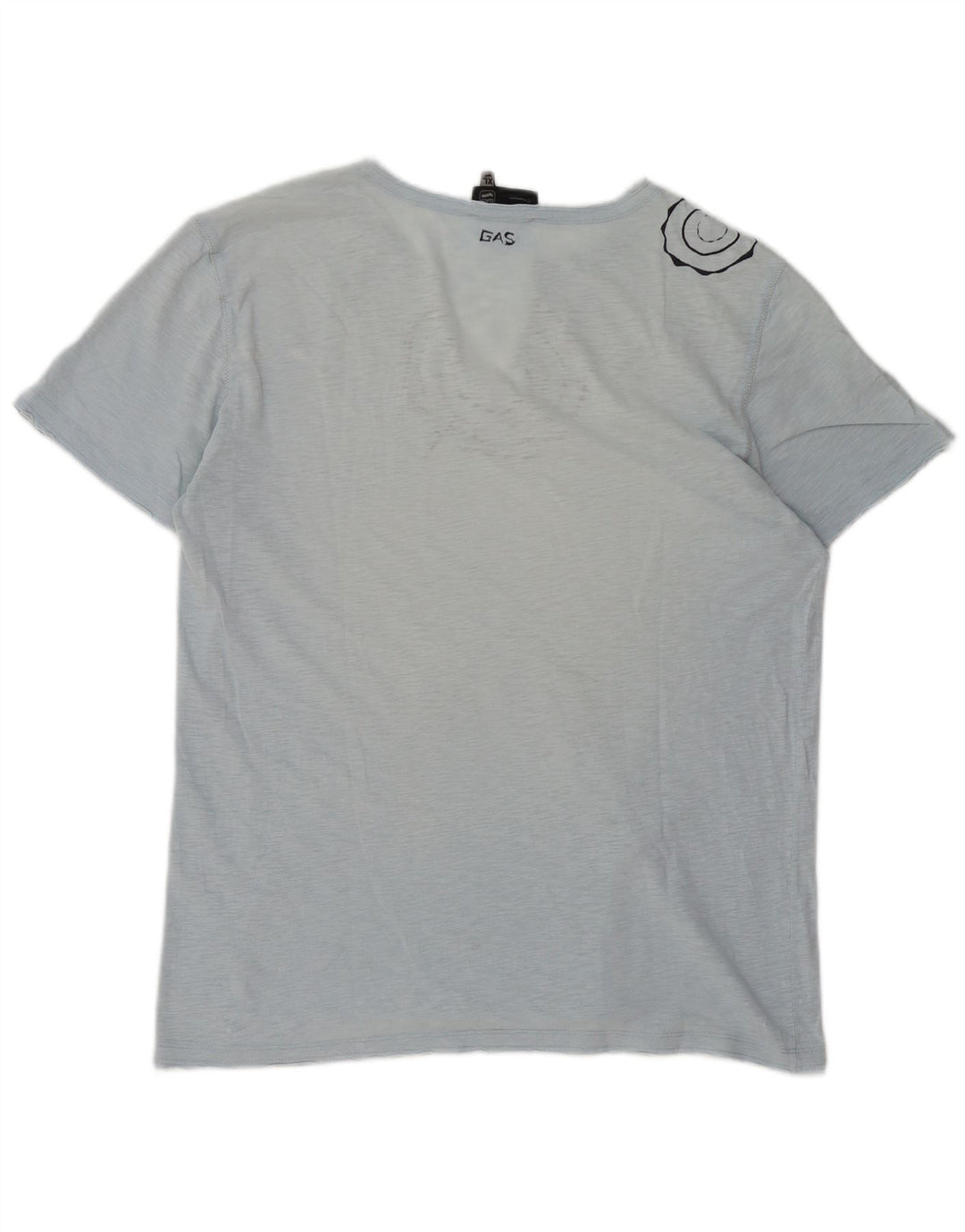 T-shirt grafica da uomo GAS Top XL blu screziato