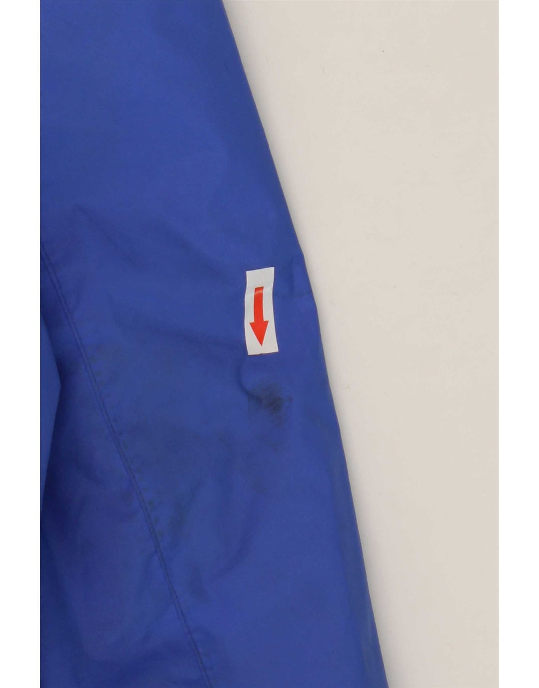 Giacca a vento con cappuccio da uomo K-Way UK 40 Large Blu Poliammide