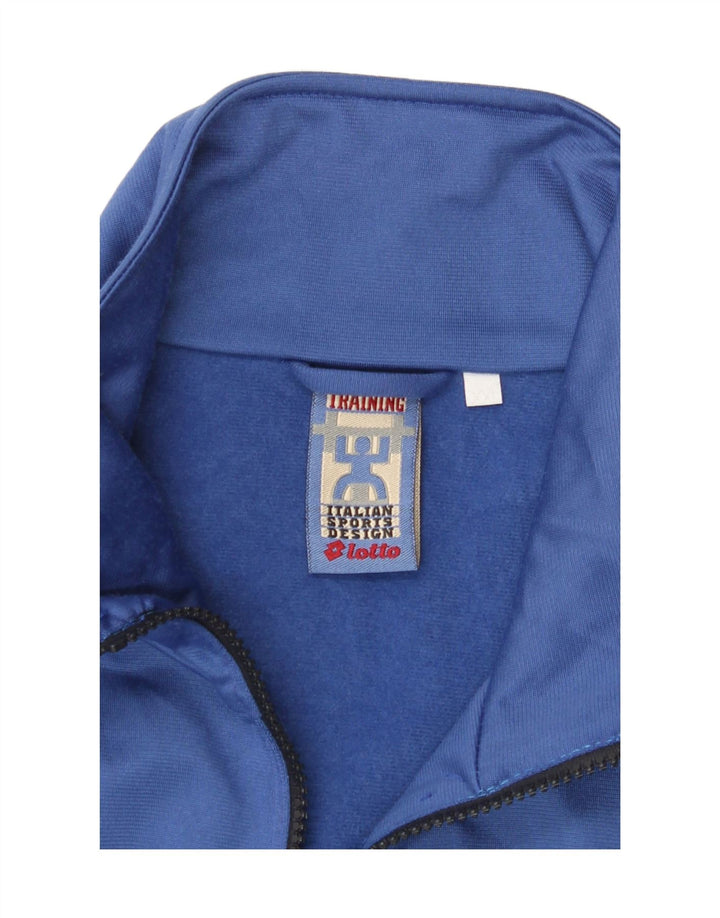 Giacca da ginnastica grafica da uomo LOTTO 2XL Blu Colourblock